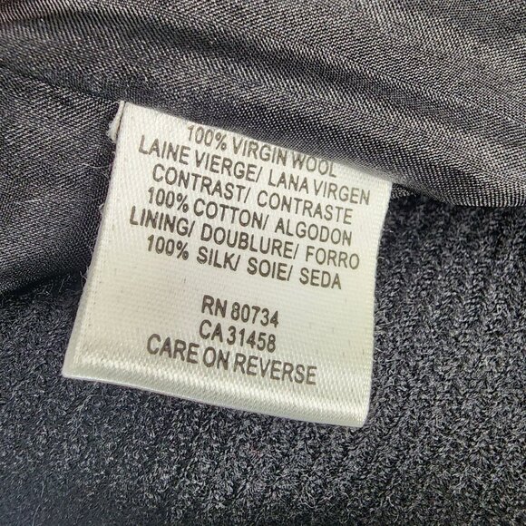 BCBGMAXAZRIA Runway Women's Size 10 Black Wool Pleated Silk Lined Mini Skirt - Picture 3 of 10